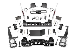 Rough Country 57430 4in Ford Suspension Lift Kit | Strut Spacers (11-14 F-150 4wd)