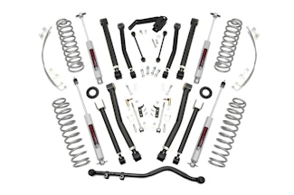 Rough Country 67430 4in Jeep X-series Suspension Lift Kit (07-18 Wrangler JK Unlimited)