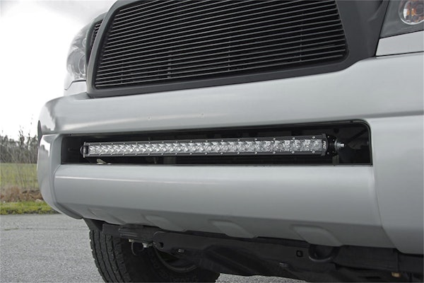 Rough Country 70542 30-inch Single or Dual Row LED Light Bar Hidden Bumper Mount