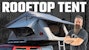 Rough Country 99077 Hard Shell Roof Top Tent | Low-Profile Aluminum Shell | Rack Mount
