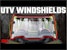 Rough Country 98211410 Vented Full Windshield | Scratch Resistant | Polaris RZR 800