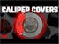 Rough Country 71144A Caliper Covers | Front and Rear | Red | Ford F-150 2WD/4WD (2021-2023)