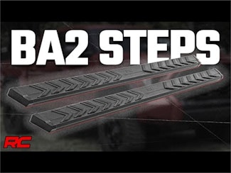 Rough Country 41009 BA2 Running Boards | Side Step Bars | Double Cab | Toyota Tacoma (2005-2023)