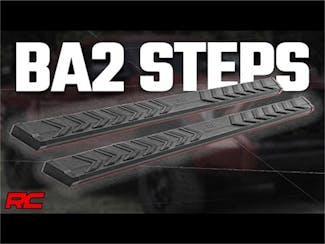 Rough Country 41009 BA2 Running Boards | Side Step Bars | Double Cab | Toyota Tacoma (2005-2023)