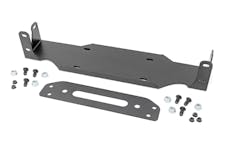 Rough Country 10652 Winch Mounting Plate | Modular Steel OE Bumper | Jeep Wrangler JL (18-23)