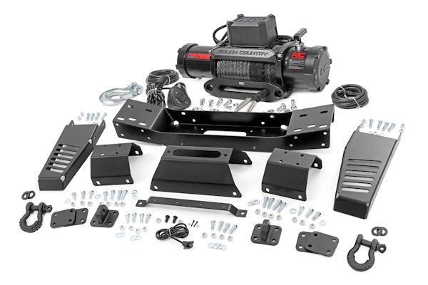 Rough Country 72004 Hidden Winch Mount | 12000S | Toyota Tundra 2WD/4WD (2022-2023)