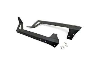 Rough Country 70504 50-inch LED Light Bar Upper Windshield Mounting Brackets (Jeep JK / JKU)