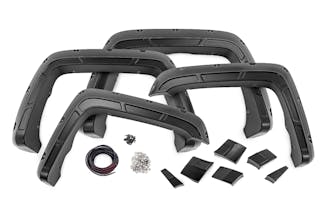 Rough Country A-G11611-GAN Pocket Fender Flares  | Silver | GMC Sierra 1500 (14-18)/Sierra 2500 HD (15-19)