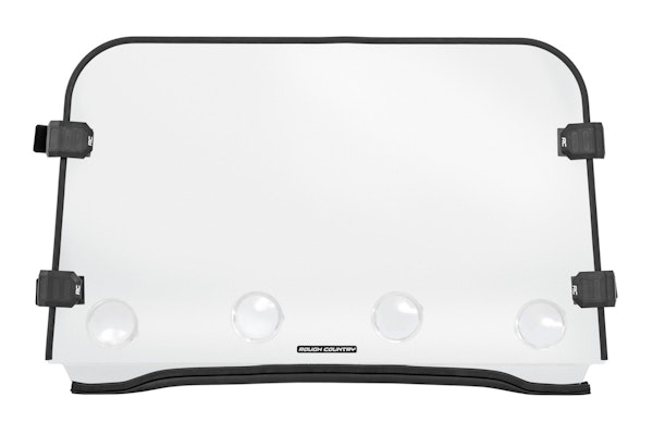 Rough Country 98211410 Vented Full Windshield | Scratch Resistant | Polaris RZR 800