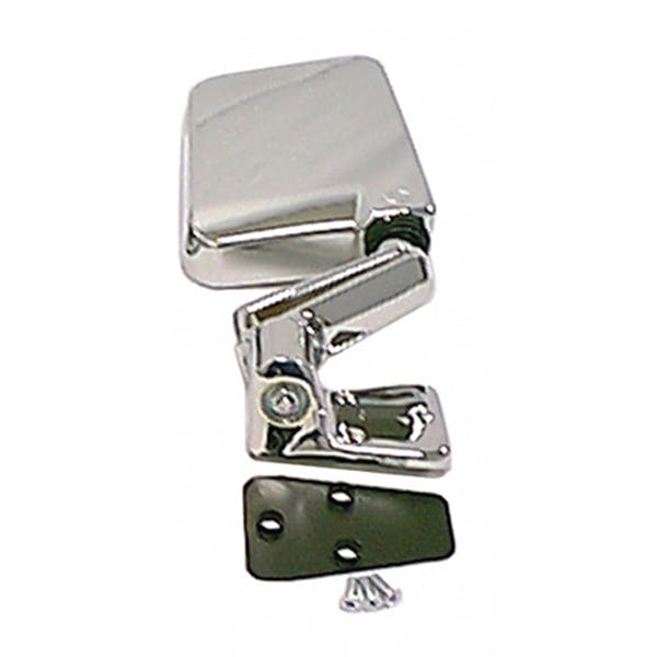 Rugged Ridge 11010.06 Door Mirror; Chrome; Right; 87-02 Jeep Wrangler