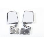 Rugged Ridge 11018.01 Door Mirror Kit; Dual Focus; Chrome; 87-02 Jeep Wrangler