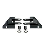 Rugged Ridge 11025.01 Mirror Relocation Brackets; Black; 87-95 Jeep Wrangler YJ