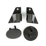 Rugged Ridge 11025.07 Mirror Relocation Brackets, Textured Black