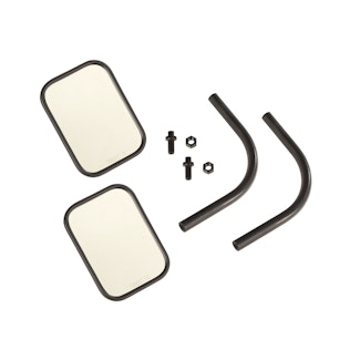 Rugged Ridge 11025.26 Pair Rectangular Trail Mirror