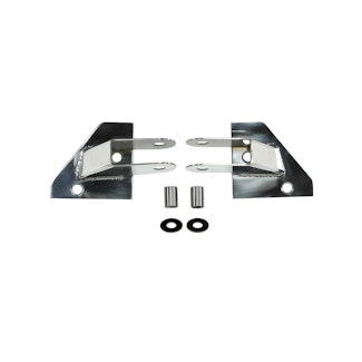 Rugged Ridge 11026.01 Mirror Relocation Brackets, Stainless Steel