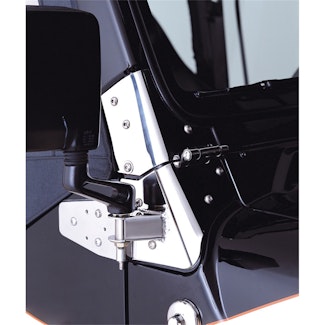 Rugged Ridge 11026.02 Mirror Relocation Brackets, Stainless Steel