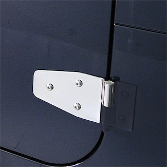 Rugged Ridge 11113.02 Door Hinge Kit, Stainless Steel