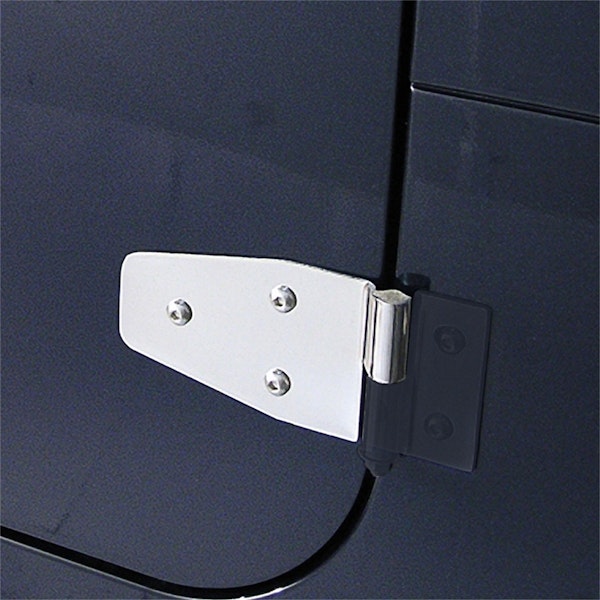 Rugged Ridge 11113.02 Door Hinge Kit, Stainless Steel