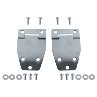 Rugged Ridge 11115.01 Hardtop Liftgate Hinge Kit; Stainless Steel; 76-86 Jeep CJ Models