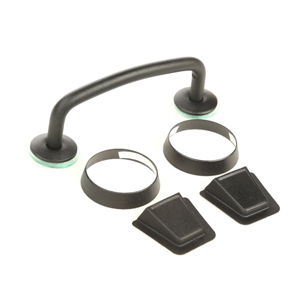 Rugged Ridge 11201.06 Windshield Tie Down Kit, Black