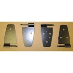 Rugged Ridge 11202.01 Door Hinge Kit, Black