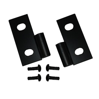 Rugged Ridge 11202.03 Lower Door Hinge Brackets, Black