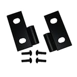 Rugged Ridge 11202.03 Lower Door Hinge Brackets, Black
