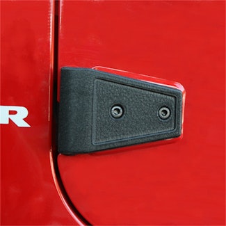 Rugged Ridge 11202.04 Door Hinge Cover Kit, Textured Black