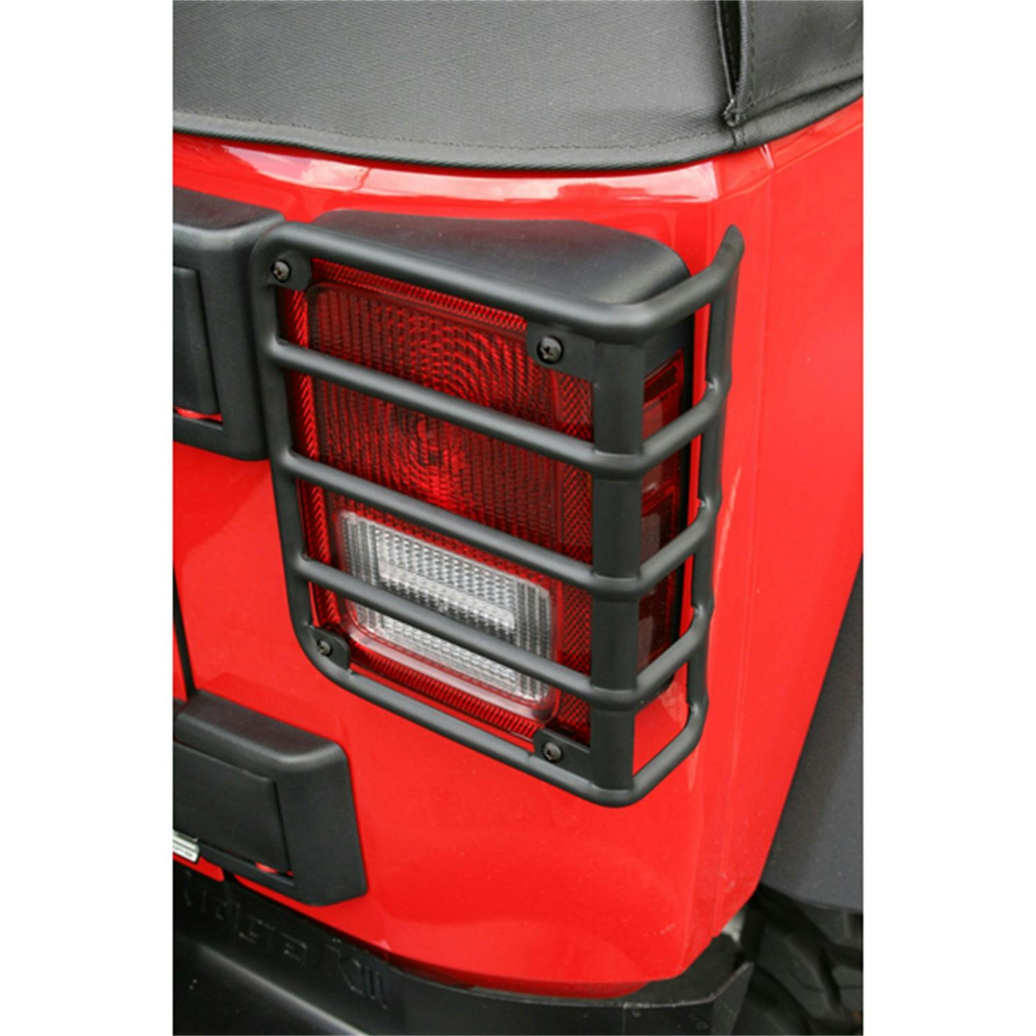 Rugged Ridge  Tail Light Euro Guards; Black; 07-17 Jeep Wrangler JK