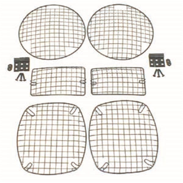Rugged Ridge 11236.01 Stone Guard Set; Black; 97-06 Jeep Wrangler TJ