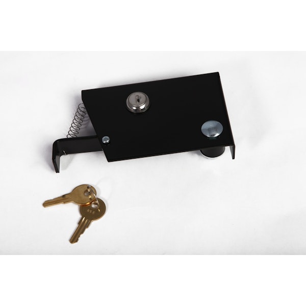 Rugged Ridge 11252.01 Hood Lock Kit; 72-86 Jeep CJ Models