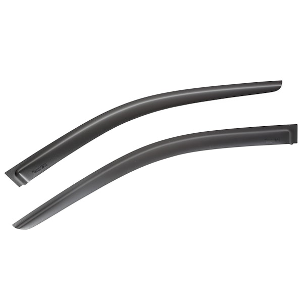 Rugged Ridge 11349.07 Front Window Visors, Matte Black