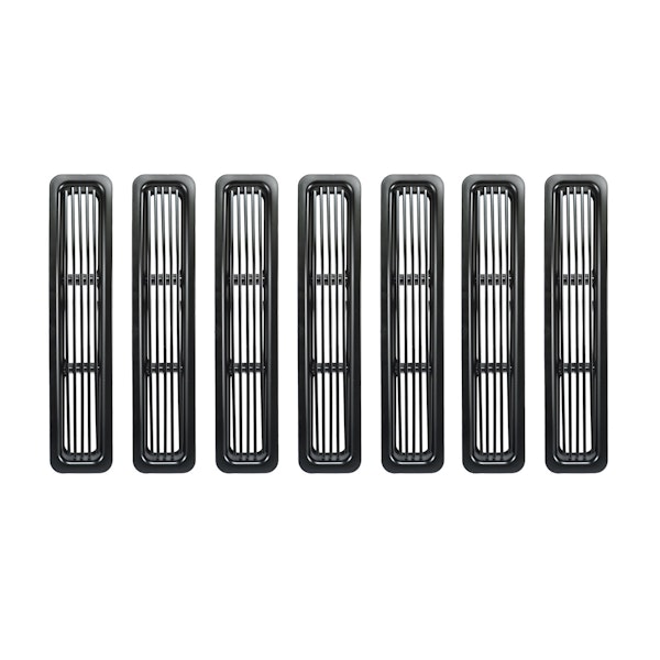 Rugged Ridge 11401.03 Billet Grille Inserts, Black