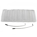 Rugged Ridge 11401.31 Mesh Grille Insert; Black; 07-17 Jeep Wrangler JK