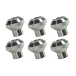 Rugged Ridge 11420.01 Billet Aluminum Dash Knob Set; Aluminum; 76-86 Jeep CJ Models
