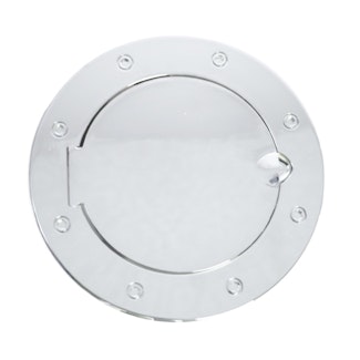 Rugged Ridge 11425.03 Non-Locking Gas Cap Door; Chrome; 07-17 Jeep Wrangler JK