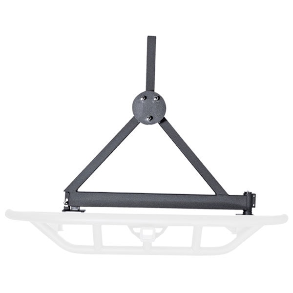 Rugged Ridge 11503.60 RRC Rear Bumper Tire Carrier, Black