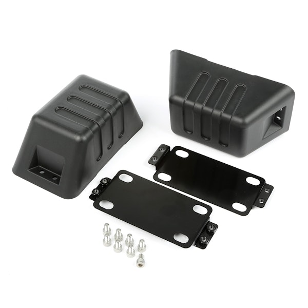 Rugged Ridge 11540.26 XHD Bumper Tow Point Cover; 07-17 Jeep Wrangler JK