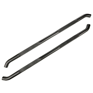 Rugged Ridge 11591.14 3-Inch Round Side Step, Fine Textured Blk