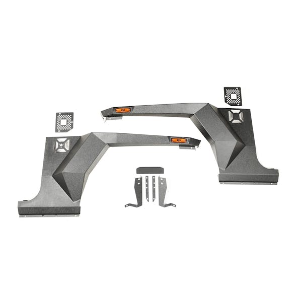Rugged Ridge 11615.01 XHD Front Armor Fenders; Pair; 07-17 Jeep WranglerJK/JKU