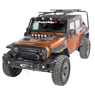 Rugged Ridge 11703.22 Sherpa Roof Rack Kit, 4-Door Rugged Ridge 11703.22 Sherpa Roof Rack Kit, 4-Door
