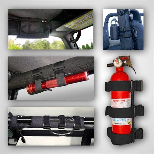 Rugged Ridge 12495.01 Interior Sport Bar Accessory Kit; 76-06 Jeep CJ/Wrangler YJ/TJ