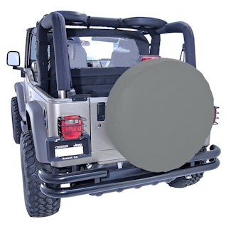 Rugged Ridge 12801.09 27-29 Inch Tire Cover; Gray