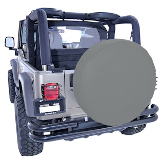 Rugged Ridge 12802.09 30-32 Inch Tire Cover; Gray