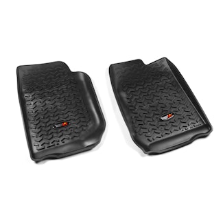 Rugged Ridge 12920.01 Front Floor Liners, Black