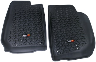 Rugged Ridge 12920.03 Front Floor Liners, Black