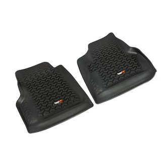Rugged Ridge 12920.11 Front Floor Liners, Black