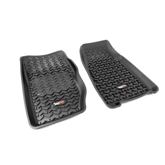 Rugged Ridge 12920.25 Front Floor Liners, Black
