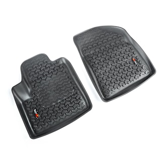 Rugged Ridge 12920.33 Front Floor Liners, Black