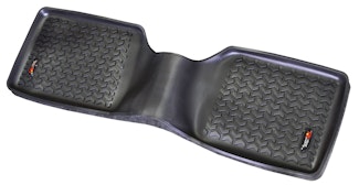 Rugged Ridge 12950.19 Floor Liners; Rear; Black; 84-01 Jeep Cherokee XJ